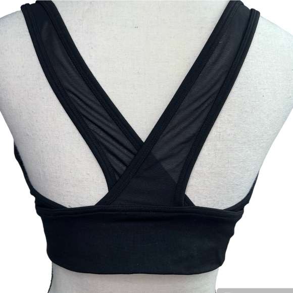 Aerie chill black plunge mesh bralette - Picture 6 of 7